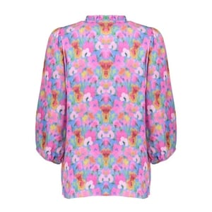 Geisha 63203-20 625 blouse bright blue/pink