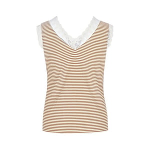 G-Maxx Top talitha-kint camel offwhite
