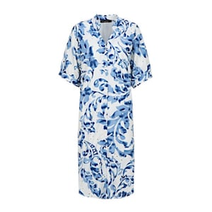 G-Maxx Jurk elida-offwhite/light indigo