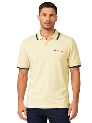 Ben Sherman | Heren Polo met Contrasterende Bies