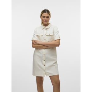 Vero Moda Vmjennie ss short denim dress mix n