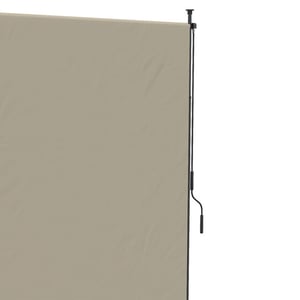 4goodz Outsunny verticale zonwering verticale luifel 200x305 cm zand