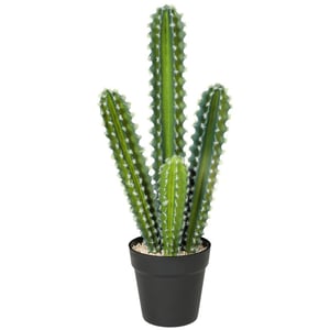 4goodz Kunstplant cactus 53 cm groot met pot realistisch groen