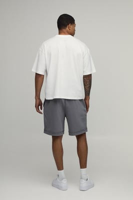 Baggy Drop Crotch Exposed Seam Loopback Short