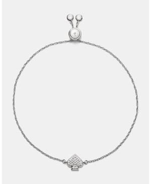 Everyday Spade Pave Slider Bracelet