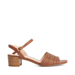 Dune Ladies Josephina - Leather Block Heeled Sandals