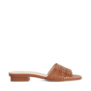 Dune Ladies Leostar - Laser Cut Leather Mules