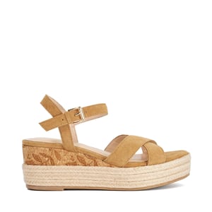 Dune Ladies Kalmias - Raffia Flatform Wedge