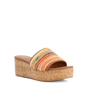 Dune Ladies Kissess - Cork Flatform Mules