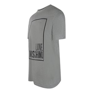 Love Moschino Box Logo Grey T-shirt