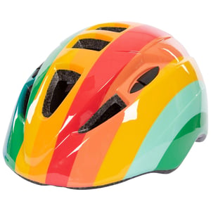 Trespass Childrens/Kids Dunt Rainbow Striped Mountain Biking Helmet (Multicoloured)