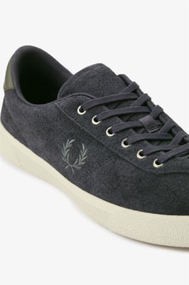 Fred Perry Tennis Skor Mocka Herr Ankergrey Träningssneakers