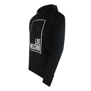 Love Moschino Box Logo Black Hoodie