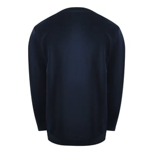 Love Moschino Box Logo Navy Blue Sweatshirt