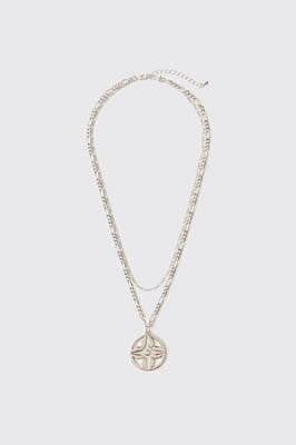 Pendant Charm Layered Necklace