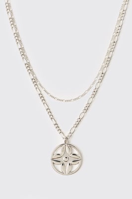 Pendant Charm Layered Necklace