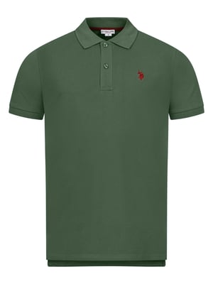 U.S. Polo Assn. heren basic poloshirt met korte mouwen en stretch