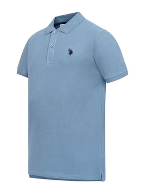 U.S. Polo Assn. heren basic poloshirt met korte mouwen en stretch