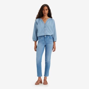 Women's Levis 712 Slim-Fit Jeans in Blue