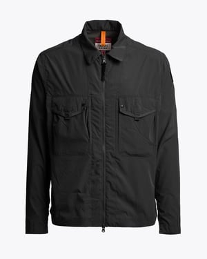Elgin Overshirt in Black