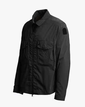 Elgin Overshirt in Black