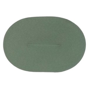 Unique Living placemat daisy ovaal rotan donker 45x30cm