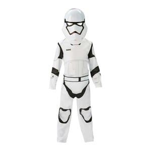 Star Wars Stormtrooper Kinderen/Kinderen Episode 7 Kostuum (Zwart/Wit)