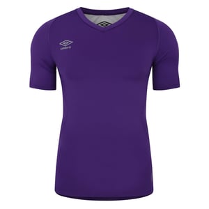 Umbro Unisex Elite V-hals Base Layer Top voor volwassenen (Helder paars)