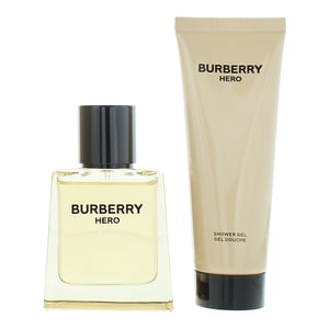 Burberry Hero For Men Eau de Toilette 50ml + Shower Gel 75ml Gift Set for Him