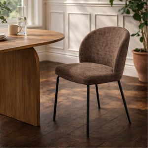 Multifurn 2x eetkamerstoel lio choco donker