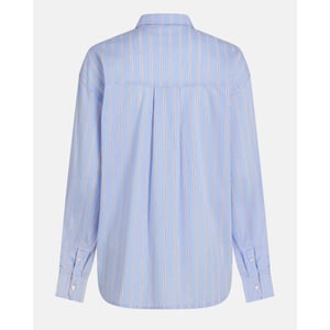 Penn & Ink S26z831 54 penn en ink blouse stripe blue