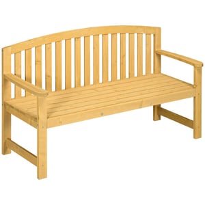 4goodz 2-zits houten tuinbank tot 240 kg belasting 140x50x85 cm