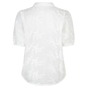 Red Button Blouse korte mouw srb4826 victoria