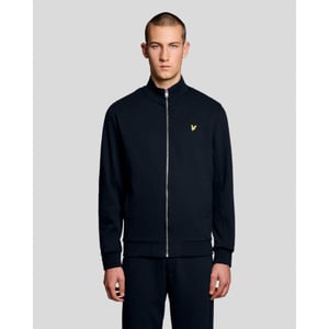 Lyle and Scott Ml2416v oique zip thtough dark navy z271 sweater cardigan