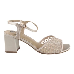 La Strada 2501273-4043 champagne dames sandalen gekleed
