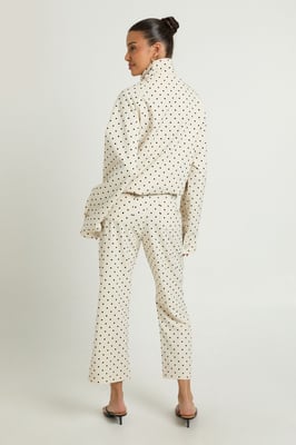 Polka Dot Capri Trousers