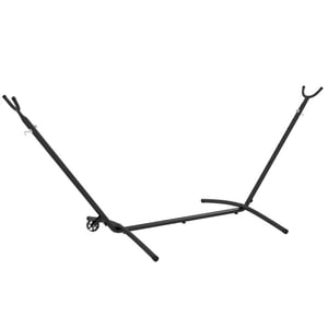 4goodz Hangmatstandaard met wielen verstelbaar 290x120x115 cm -