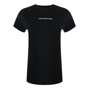 Love Moschino Logo Black T-shirt