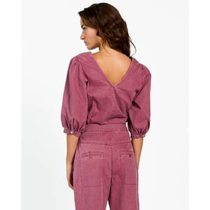 Aaiko Blouse korte mouw nicola twill co 5