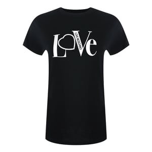Love Moschino Love Logo Black T-shirt