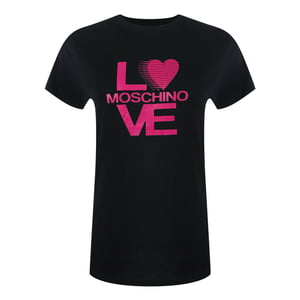 Love Moschino Bold Logo Black T-shirt