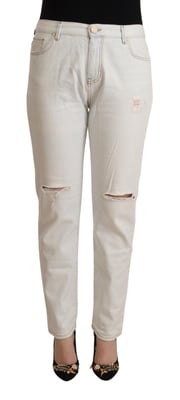 Boyfriend Jeans Gehaakt Lichtblauw