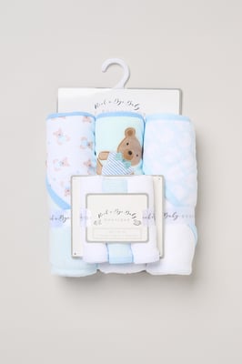 3 Pack Bear Hooded Towels