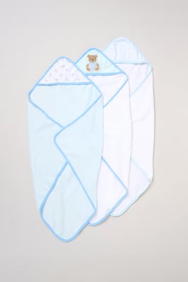 3 Pack Bear Hooded Towels