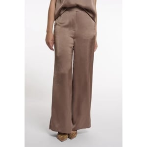 Rino & Pelle Kenza regular.7002622 rino&pelle regular length wide leg pants slate bark