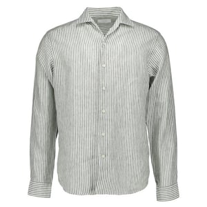 Eton Striped linen shirt lange mouw overhemden 100014794