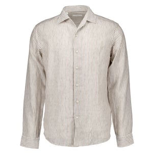 Eton Striped linen shirt lange mouw overhemden 100014794