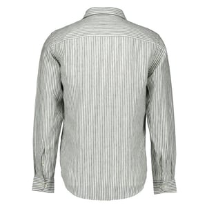 Eton Striped linen shirt lange mouw overhemden 100014794