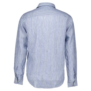 Eton Striped linen shirt lange mouw overhemden 100014794