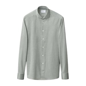 Eton Filo di scozia knit shirt lange mouw overhemden 100014987